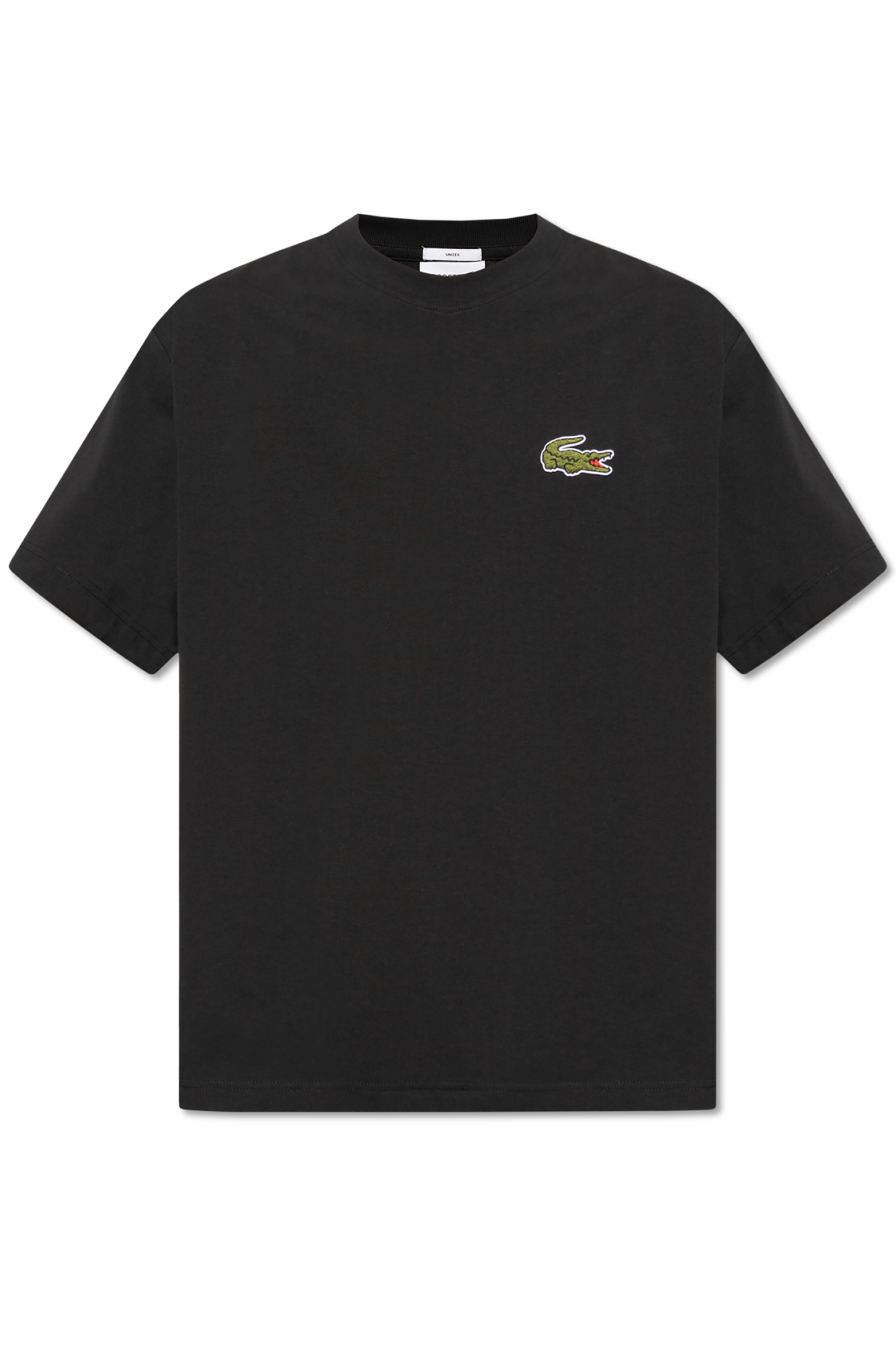 Black T shirt with logo Lacoste Vitkac Canada